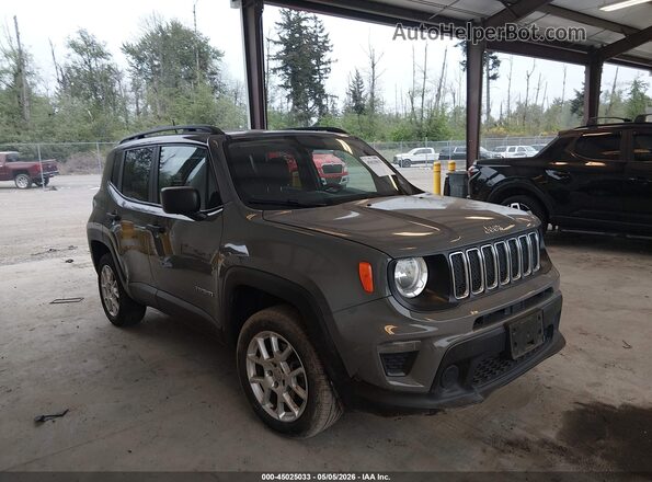 ZACNJBAB6LPL27044 2020 JEEP RENEGADE Gray Vista frontal