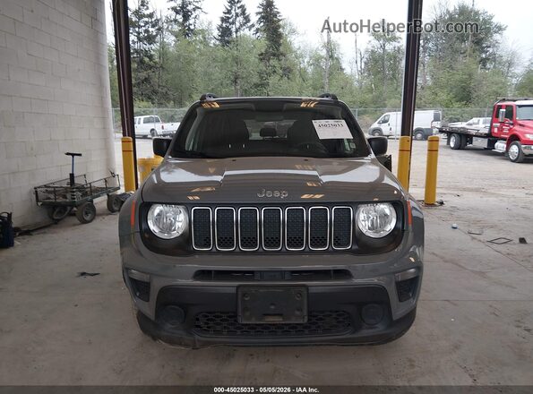 ZACNJBAB6LPL27044 2020 JEEP RENEGADE Gray Vista del cuadro de instrumentos