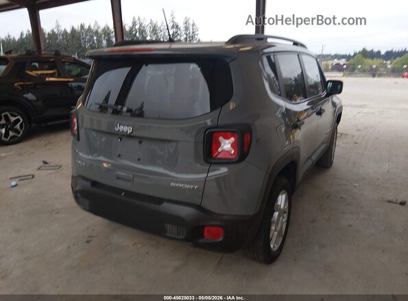 ZACNJBAB6LPL27044 2020 JEEP RENEGADE Gray Trasero derecho
