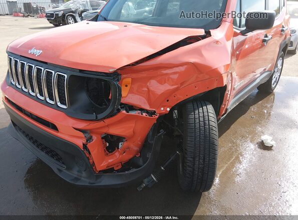 ZACNJBAB8KPK61076 2019 JEEP RENEGADE Оранжевый Вид спереди
