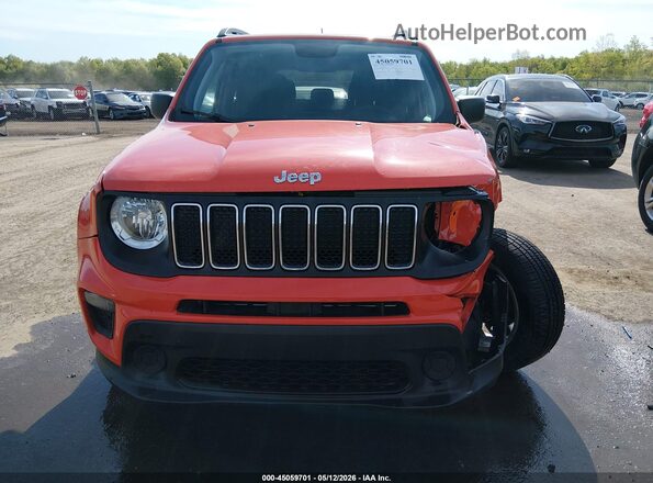 ZACNJBAB8KPK61076 2019 JEEP RENEGADE Оранжевый Вид щитка приборов