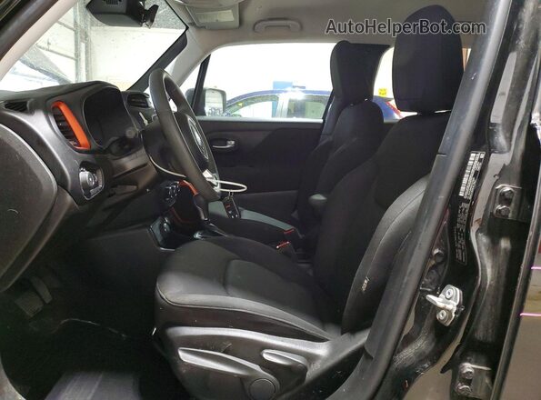 ZACNJBAB9LPL72639 2020 JEEP RENEGADE Черный Вид салона спереди