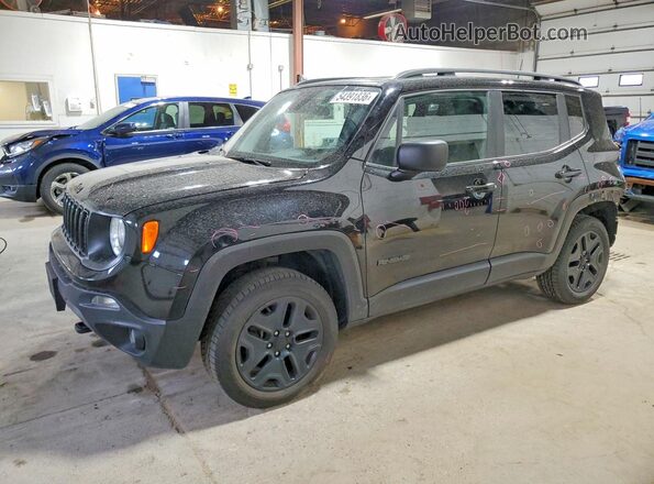 ZACNJBAB9LPL72639 2020 JEEP RENEGADE Черный Передняя левая четверть