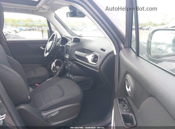 ZACNJBBB0LPM00438 2020 JEEP RENEGADE Gray Widok wnętrza z przodu