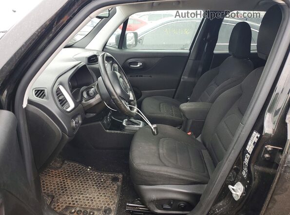 ZACNJBBB1LPL61651 2020 JEEP RENEGADE Black წინა სალონის ხედი