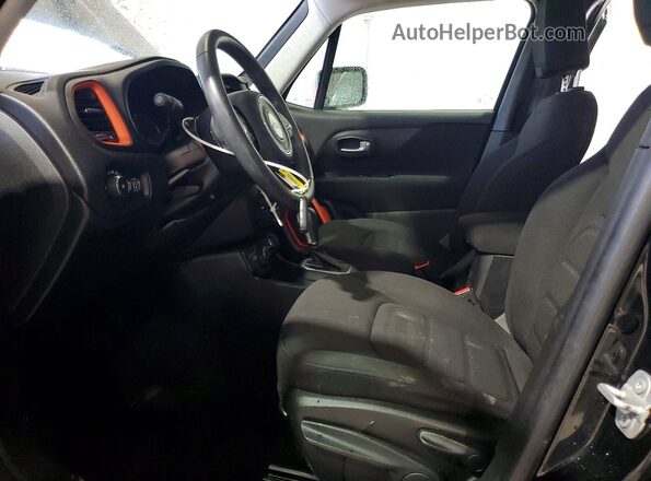 ZACNJBBB1LPL72956 2020 JEEP RENEGADE Black Widok wnętrza z przodu