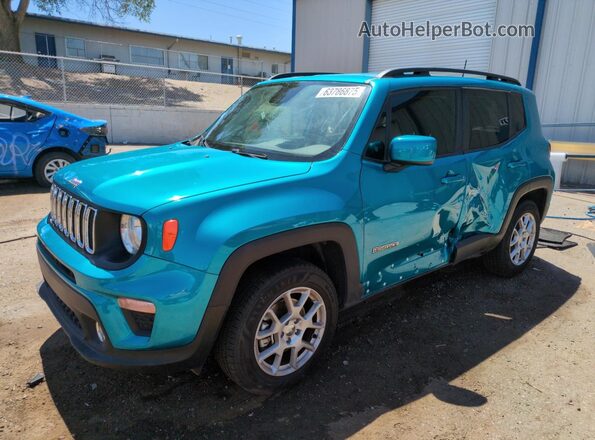 ZACNJBBB1LPL86257 2020 JEEP RENEGADE Green Առջևի ձախ երեք քառորդ տեսարան