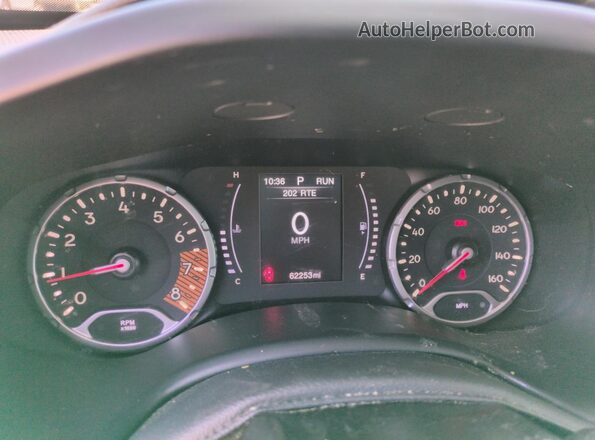ZACNJBBB1LPL86257 2020 JEEP RENEGADE Green Սարքավորումների վահանակի տեսք