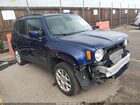 2019 Jeep Renegade Latitude 4x4 Dark Blue vin: ZACNJBBB6KPJ97148