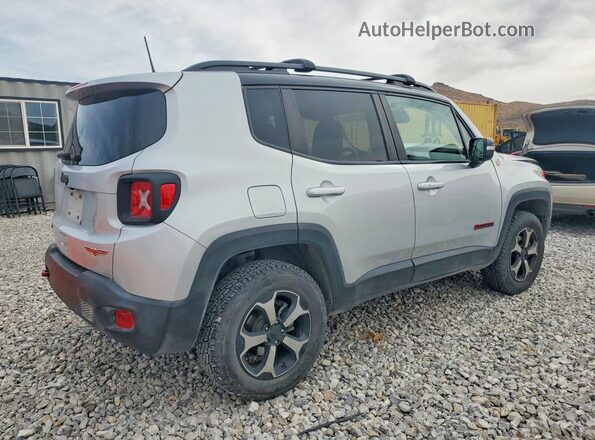 ZACNJBC13KPK25770 2019 JEEP RENEGADE Silver Задня права чверть