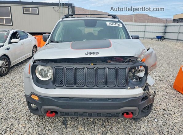 ZACNJBC13KPK25770 2019 JEEP RENEGADE Silver Вид спереду