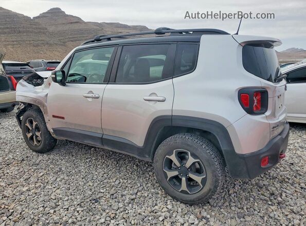 ZACNJBC13KPK25770 2019 JEEP RENEGADE Silver Задня ліва чверть