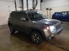 2019 Jeep Renegade Trailhawk Gray vin: ZACNJBC14KPK06418 Damage: Right Front Tire, Worn, Replacement Required