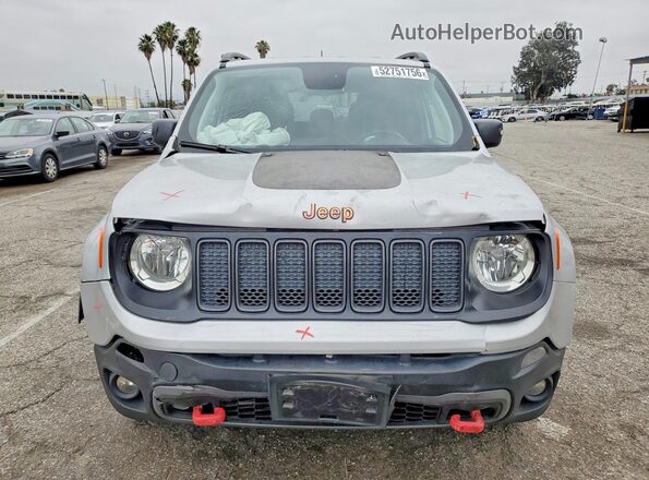 ZACNJBC15LPL03905 2020 JEEP RENEGADE Silver Front view