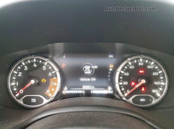 ZACNJBC15LPL03905 2020 JEEP RENEGADE Silver Instrument cluster view