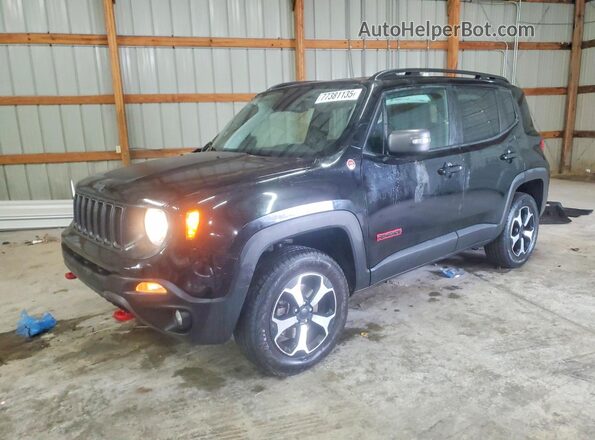 ZACNJBC18KPJ92751 2019 JEEP RENEGADE Черный Передняя левая четверть
