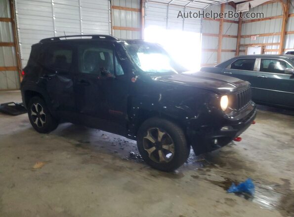 ZACNJBC18KPJ92751 2019 JEEP RENEGADE Черный Передняя правая четверть