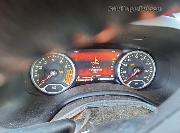 ZACNJBC1XLPL64408 2020 JEEP RENEGADE Blue Widok zestawu wskaźników