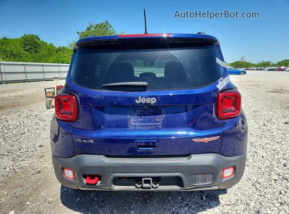 ZACNJBC1XLPL64408 2020 JEEP RENEGADE Blue Widok z tyłu