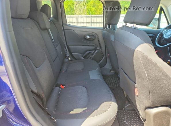 ZACNJBC1XLPL64408 2020 JEEP RENEGADE Blue Widok wnętrza z tyłu