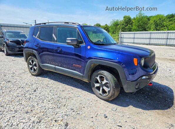 ZACNJBC1XLPL64408 2020 JEEP RENEGADE Blue Przód prawy