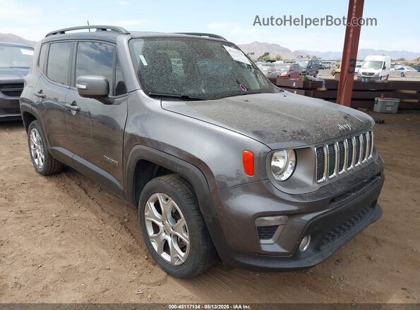ZACNJBD11LPM03787 2020 JEEP RENEGADE Gray წინა ხედი