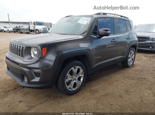 ZACNJBD11LPM03787 2020 JEEP RENEGADE Gray წინა მარცხენა ხედი სამი მეოთხედიდან