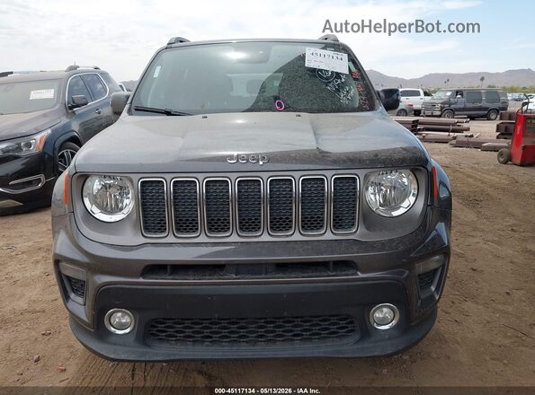 ZACNJBD11LPM03787 2020 JEEP RENEGADE Gray ხელსაწყოთა პანელის ხედი