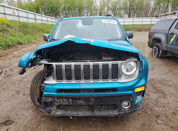 ZACNJBD14LPM03511 2020 JEEP RENEGADE Бирюзовый Вид спереди
