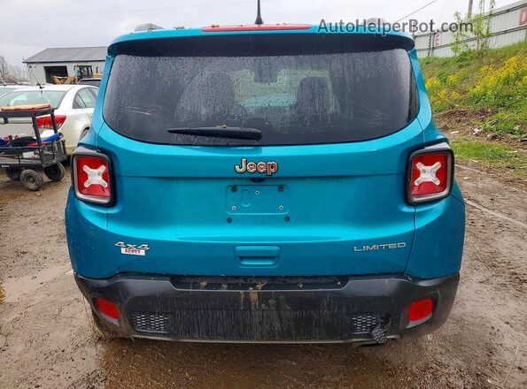 ZACNJBD14LPM03511 2020 JEEP RENEGADE Бирюзовый Вид сзади