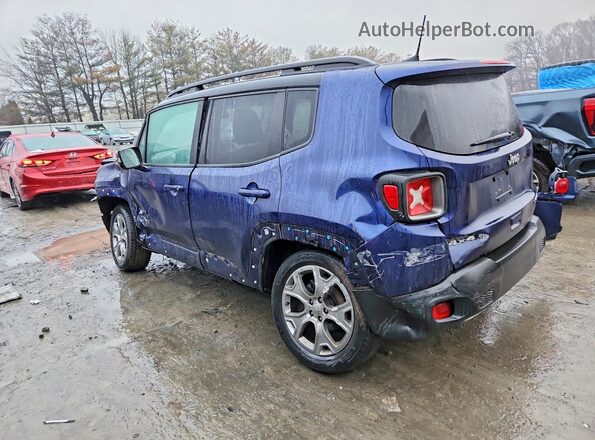 ZACNJBD1XKPJ95486 2019 JEEP RENEGADE Синий Задняя левая четверть