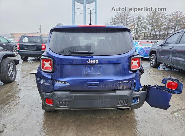 ZACNJBD1XKPJ95486 2019 JEEP RENEGADE Синий Вид сзади