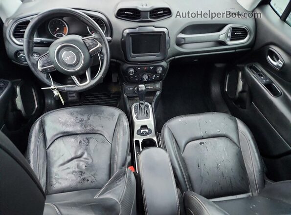 ZACNJBD1XKPJ95486 2019 JEEP RENEGADE Синий Вид панели приборов