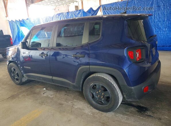 ZACNJCAB0MPM18902 2021 JEEP RENEGADE Blue Tył lewy