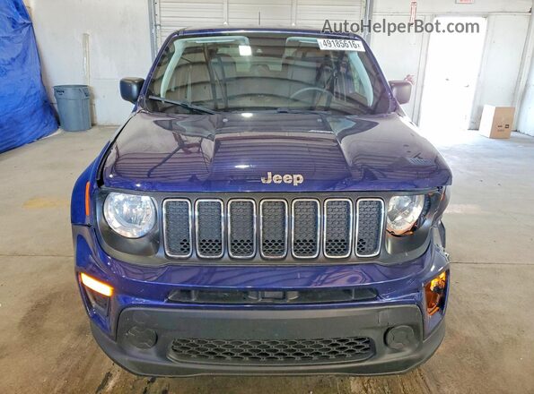 ZACNJCAB0MPM18902 2021 JEEP RENEGADE Blue Widok z przodu