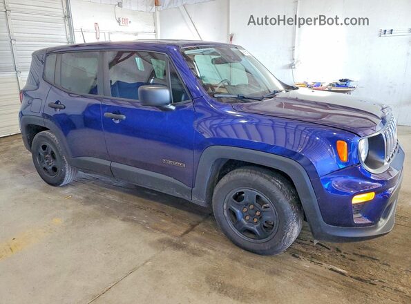 ZACNJCAB0MPM18902 2021 JEEP RENEGADE Blue Przód prawy