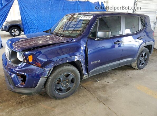 ZACNJCAB0MPM18902 2021 JEEP RENEGADE Blue Przód lewy