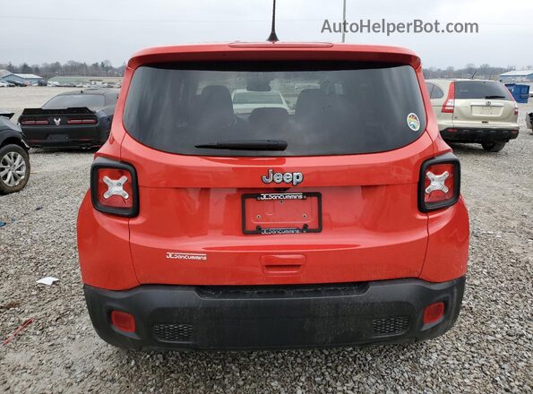 ZACNJCAB0MPM55951 2021 JEEP RENEGADE Красный Вид сзади