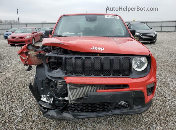 ZACNJCAB0MPM55951 2021 JEEP RENEGADE Красный Вид спереди