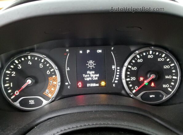 ZACNJCAB0MPM55951 2021 JEEP RENEGADE Красный Вид щитка приборов