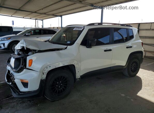 ZACNJCAB1MPM45851 2021 JEEP RENEGADE Белый Передняя левая четверть