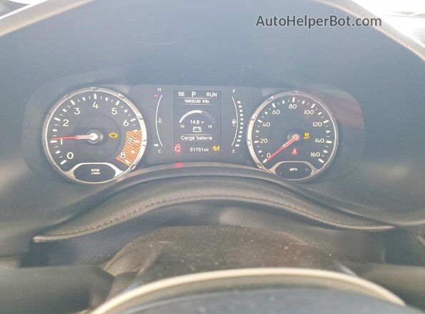 ZACNJCAB1MPM45851 2021 JEEP RENEGADE Белый Вид щитка приборов
