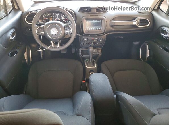 ZACNJCAB1MPM45851 2021 JEEP RENEGADE Белый Вид панели приборов
