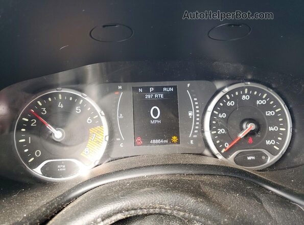 ZACNJCAB3MPM35953 2021 JEEP RENEGADE Black Widok zestawu wskaźników