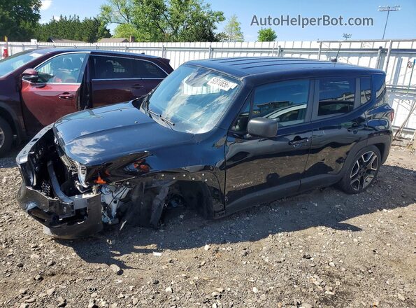 ZACNJCAB6MPM81292 2021 JEEP RENEGADE Black Przód lewy