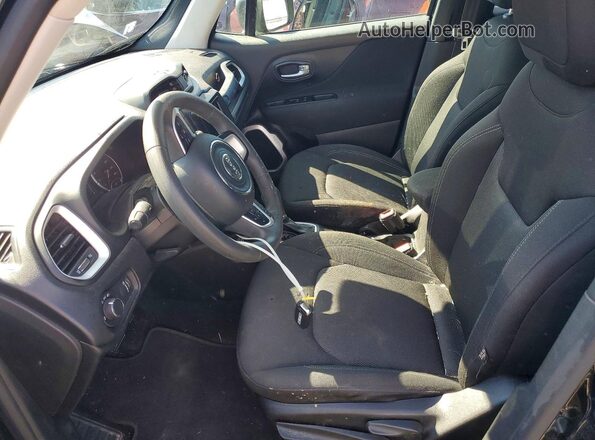 ZACNJCAB6MPM81292 2021 JEEP RENEGADE Black Widok wnętrza z przodu