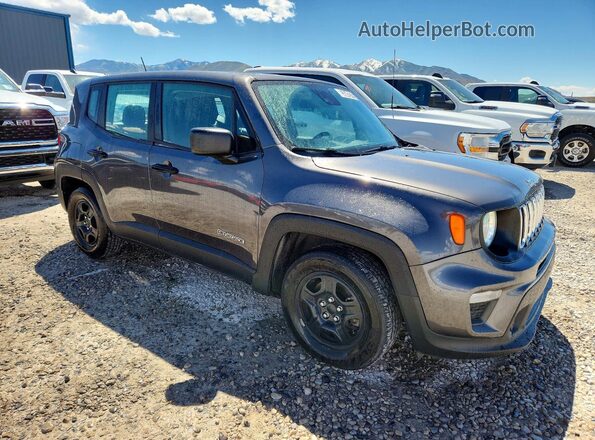 ZACNJCAB7MPM22106 2021 JEEP RENEGADE Gray Front right