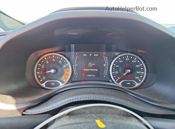 ZACNJCAB7MPM22106 2021 JEEP RENEGADE Gray Instrument cluster view