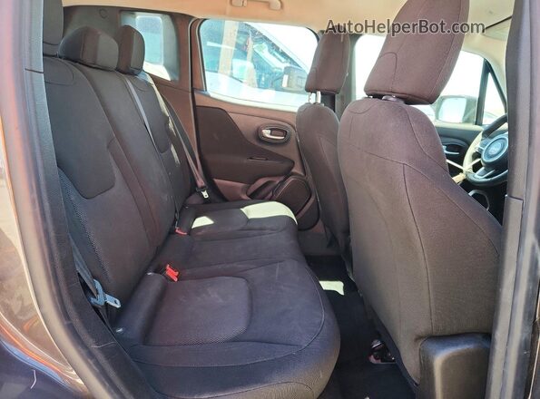 ZACNJCAB7MPM22106 2021 JEEP RENEGADE Gray Rear seats view