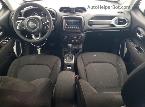 ZACNJCABXMPM35898 2021 JEEP RENEGADE Black Widok deski rozdzielczej